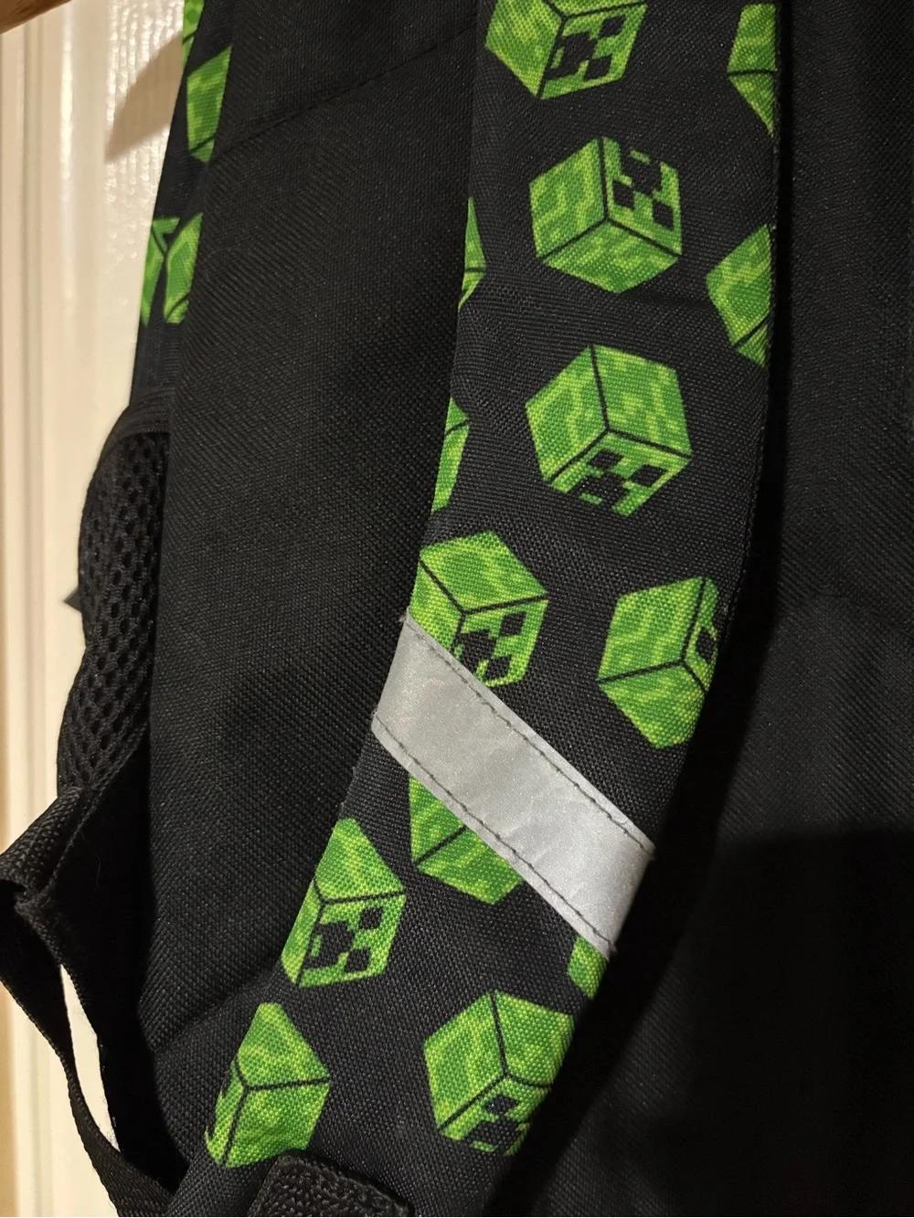 Kids Black and Green Minecraft Survival Mode Backpack
